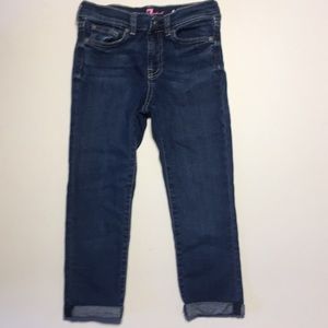 7 for all Mankind Girls Cropped Jeans